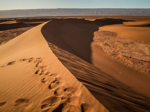 Sahara sand dune ridge