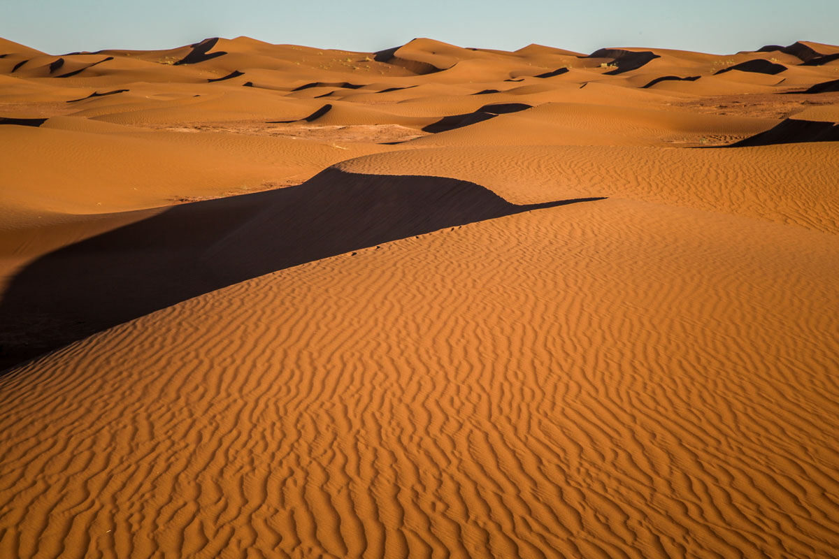 Dar Ahlam Sahara dune shadows