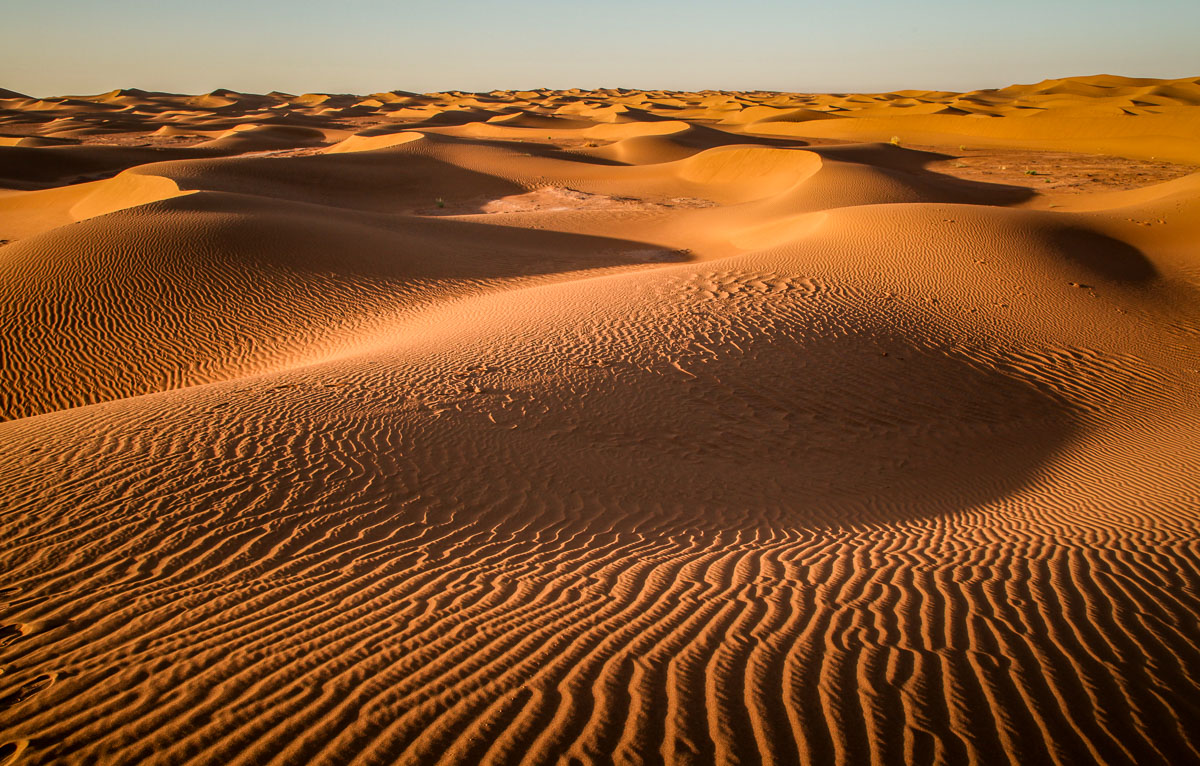 Dar Ahlam desert morning dunes