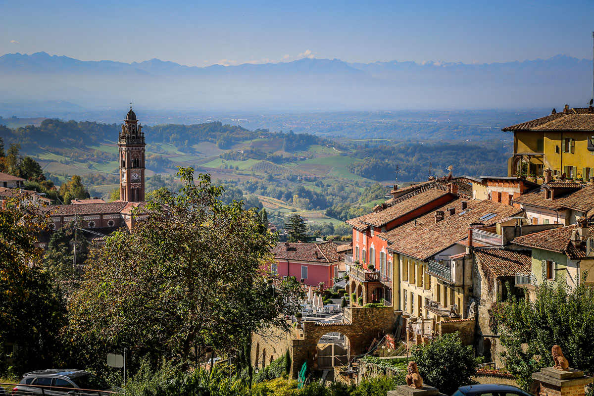 view of Monforte d'Alba