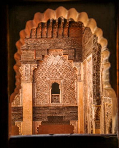 Madrasa Ben Youssef ornate window