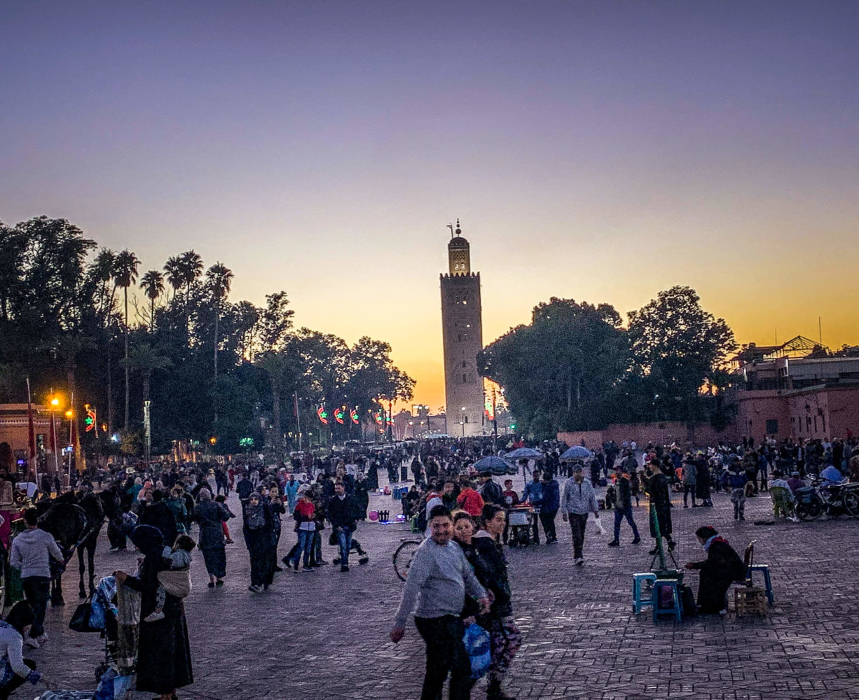 Grand mosque Marrakesh