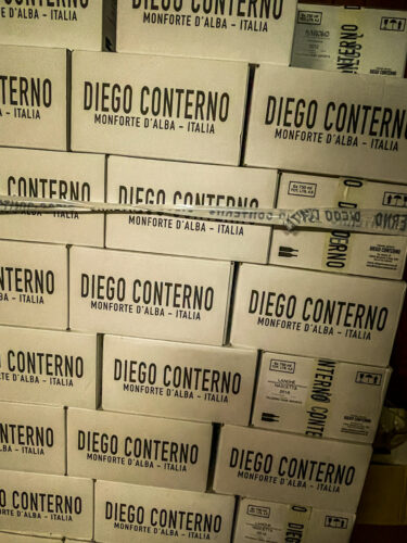 Diego Conterno wine cases