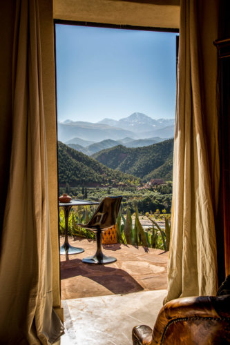 Kasbah Bab Ourika suite view