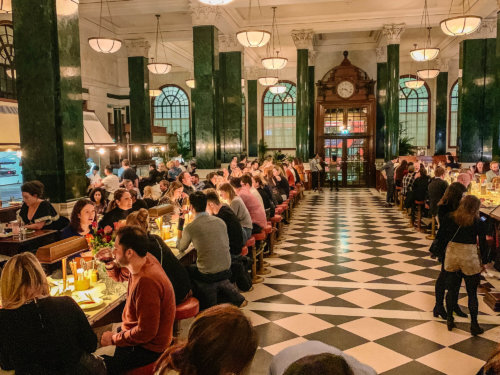 The Ned London dining hall