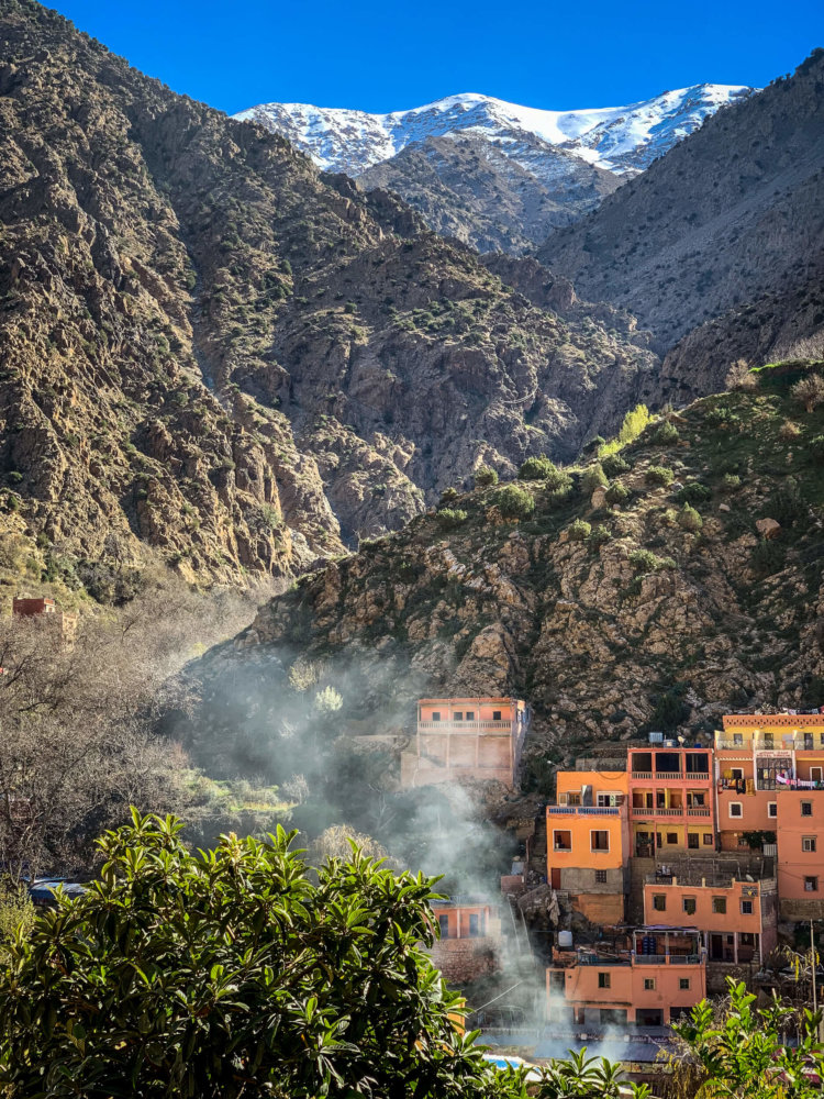 Village view Ourika Valley Morocco