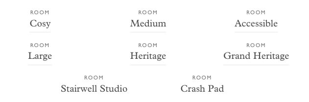 The Ned room types