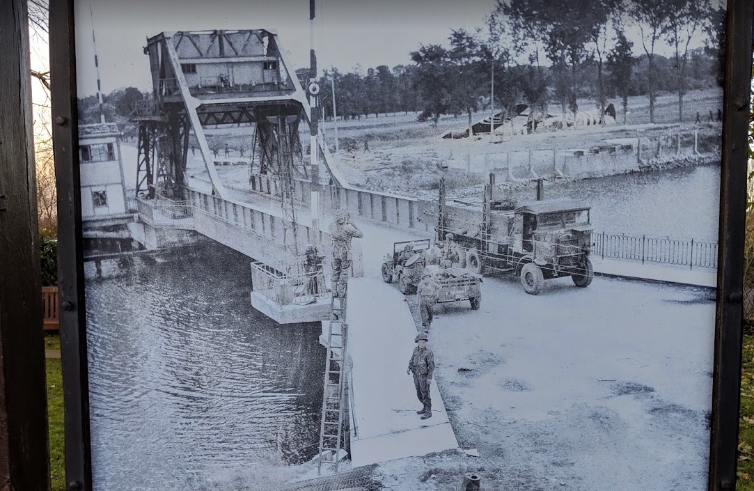 Pegasus Bridge vintage photo