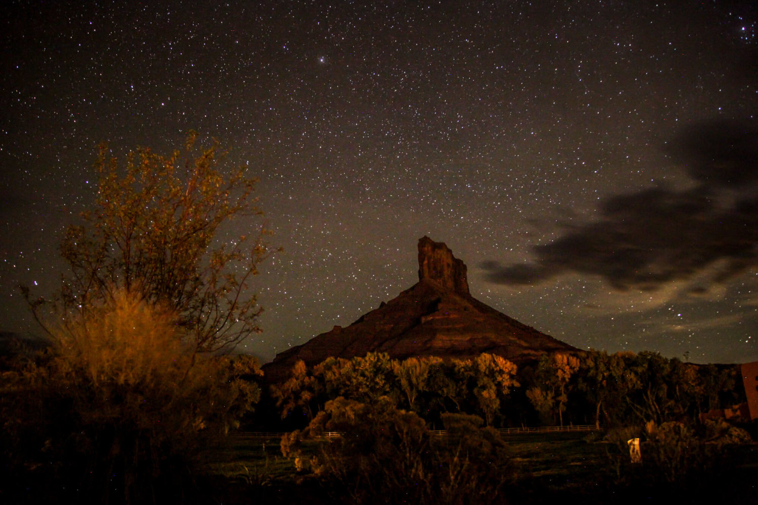 Gateway Canyons palisade moonlight