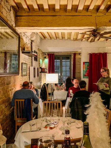 La Casiniere Caen dining room