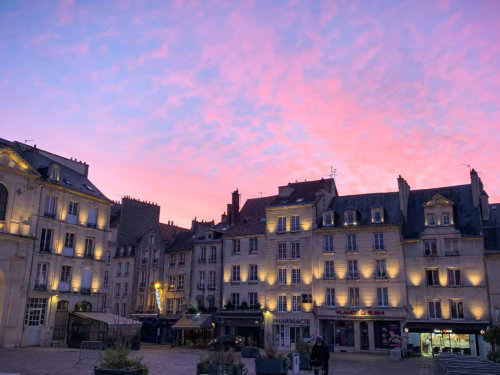 Caen at sunrise