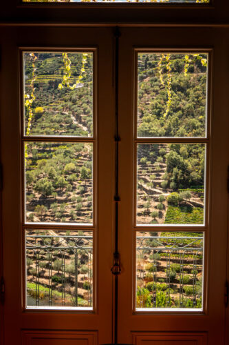 terrace from window Quinta do Panascal