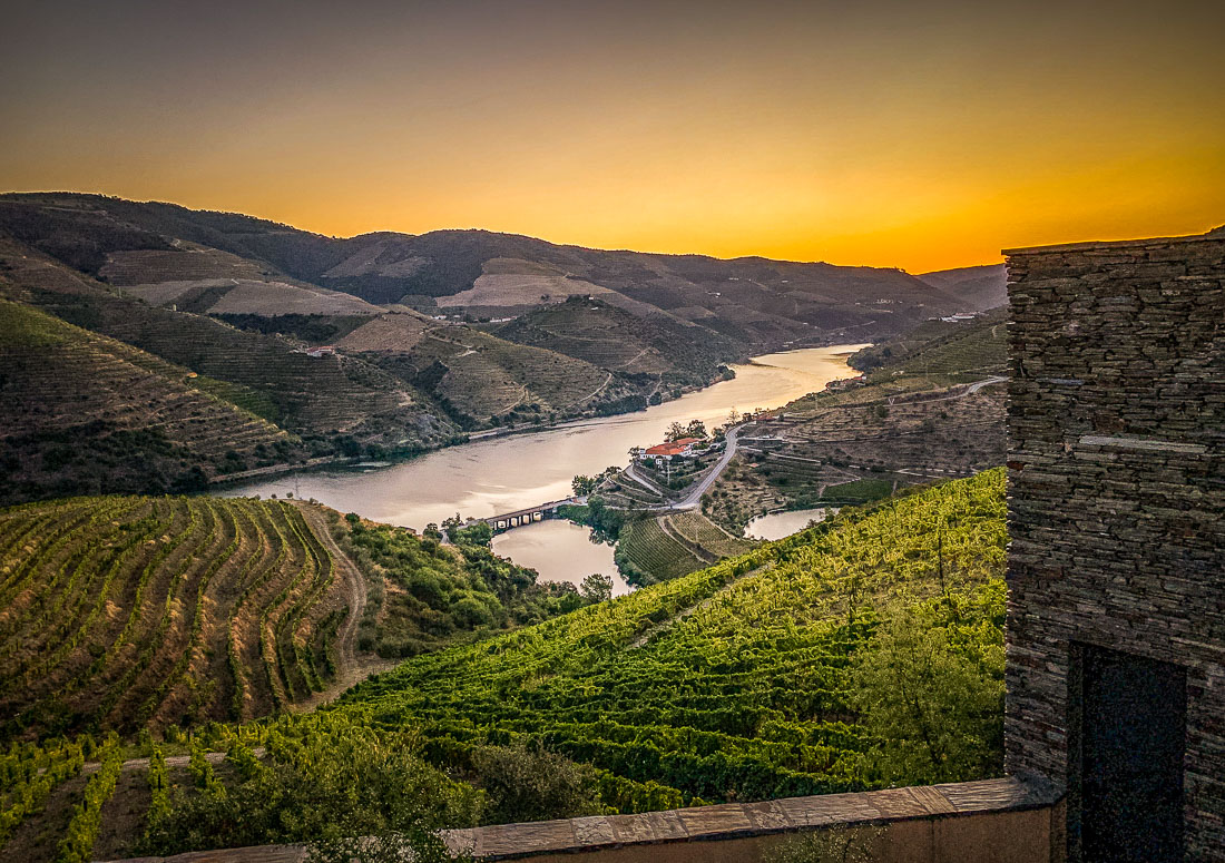 sunrise view from Vila Galé Douro