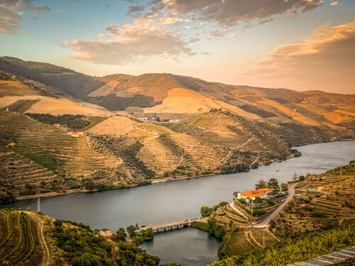 sunrise view from Vila Galé Douro