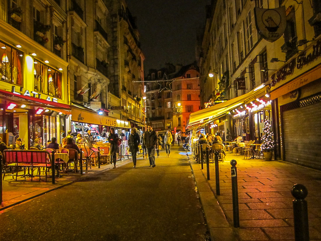 Left Bank Paris street