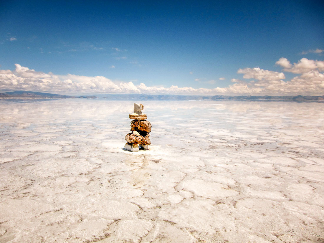 rock statue Salinas Grandes