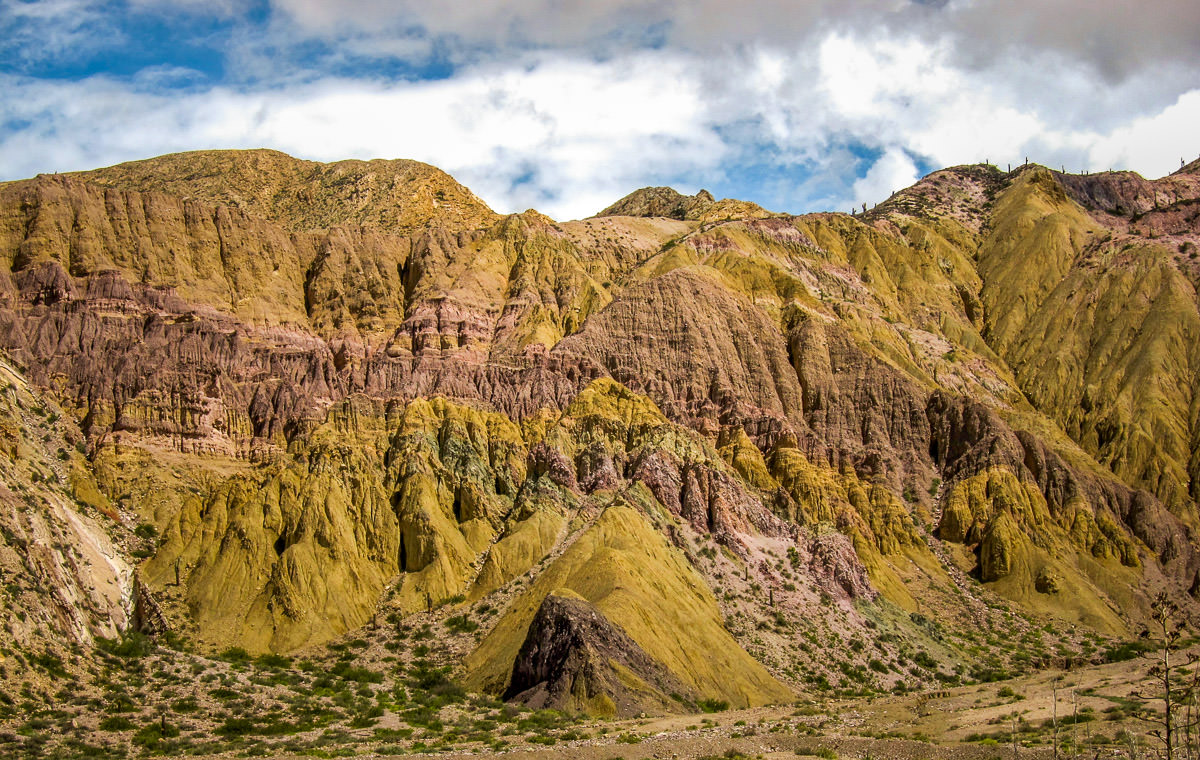 colorful rock formation Jujuy