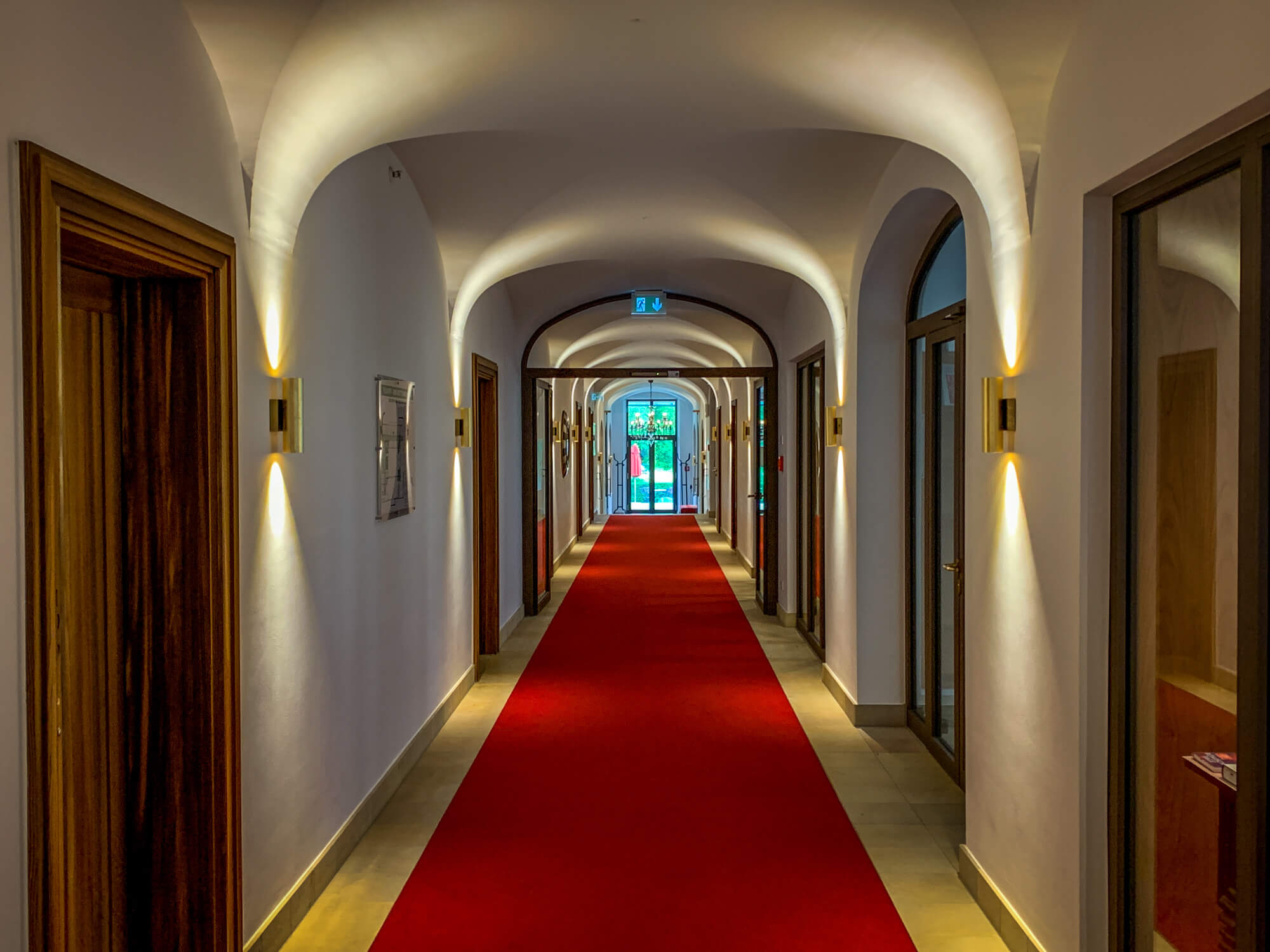 Schloss Elmau hallway