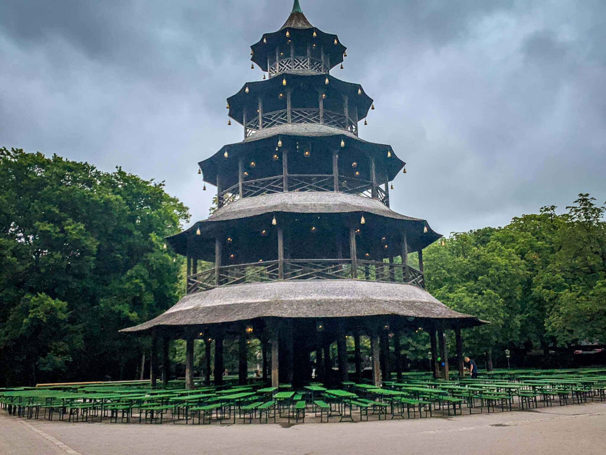 Englischer Garten beer pagoda