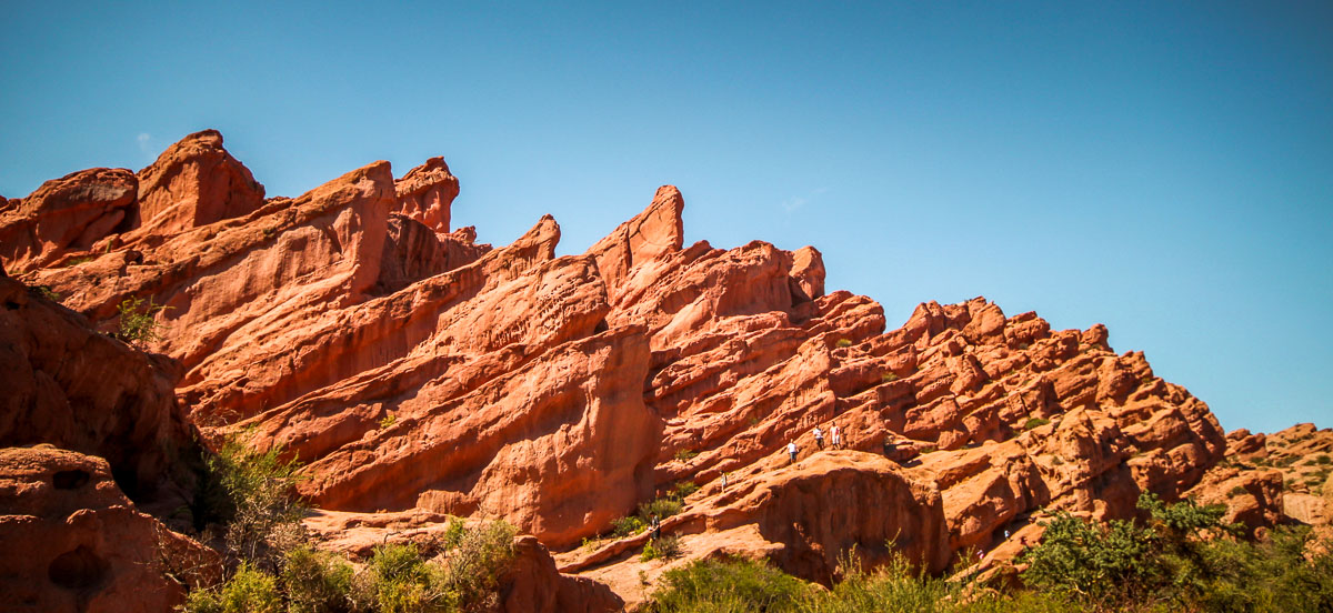 Quebrada de las Conchas rocks