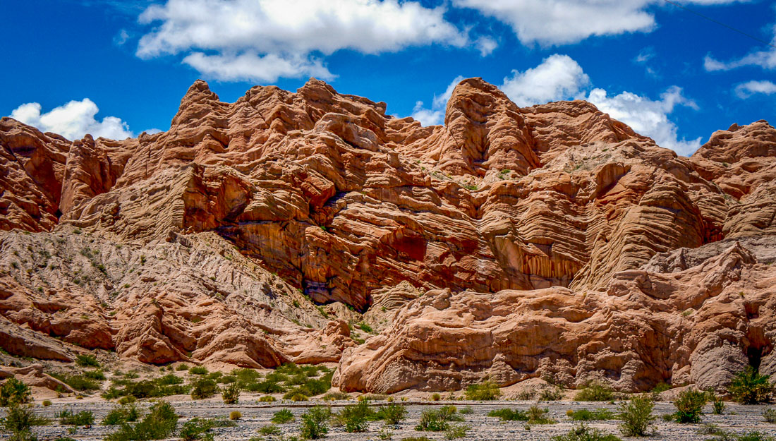 Quebrada de las Flechas rock wall