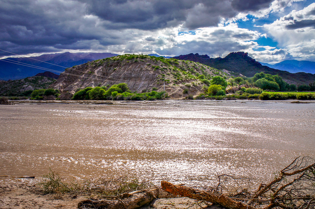 River crossing to Estancia Colomé Salta