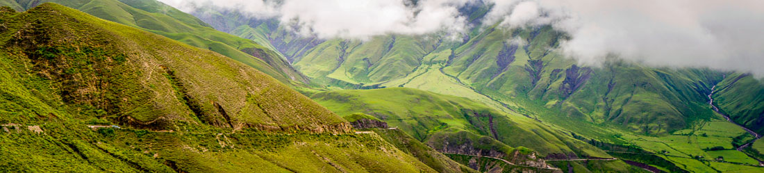 Cuesta del Obispo Salta road