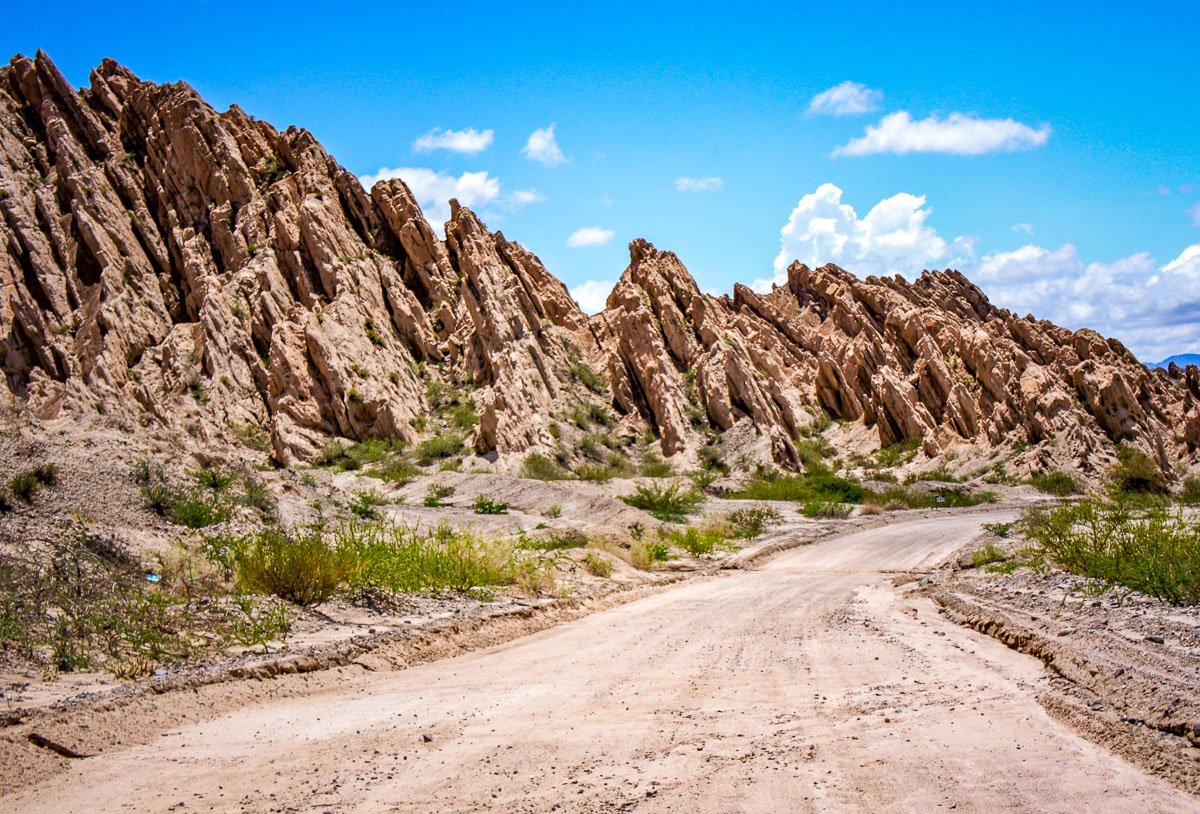 Quebrada de las Flechas Salta road