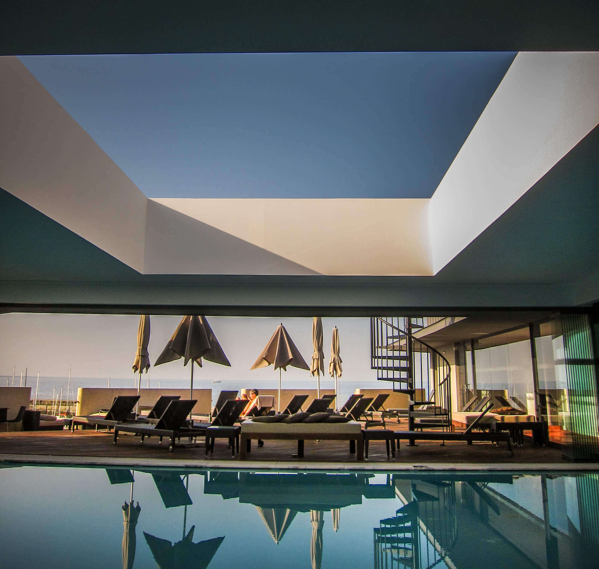 Pestana Cidadela Cascais pool skylight