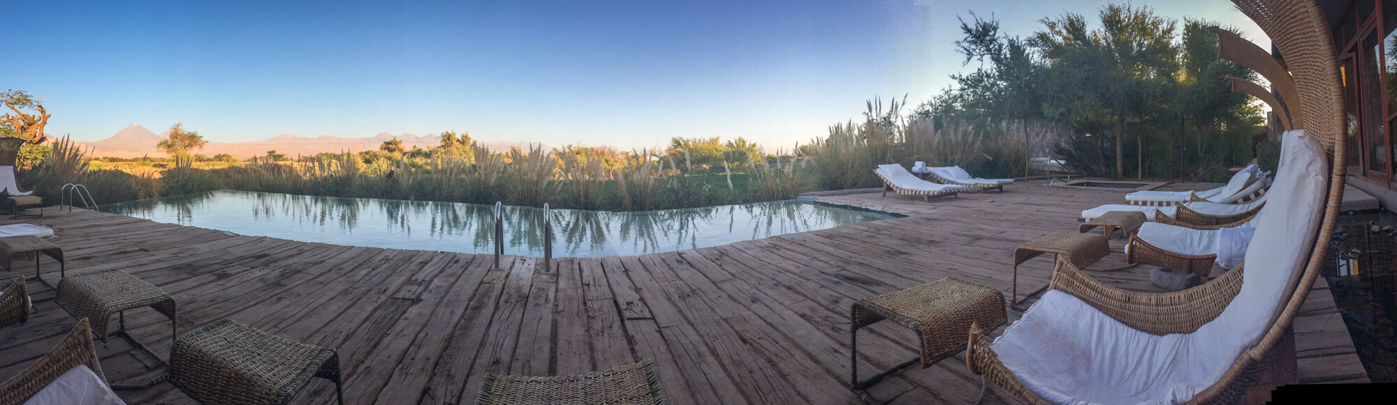 Pool view Tierra Atacama