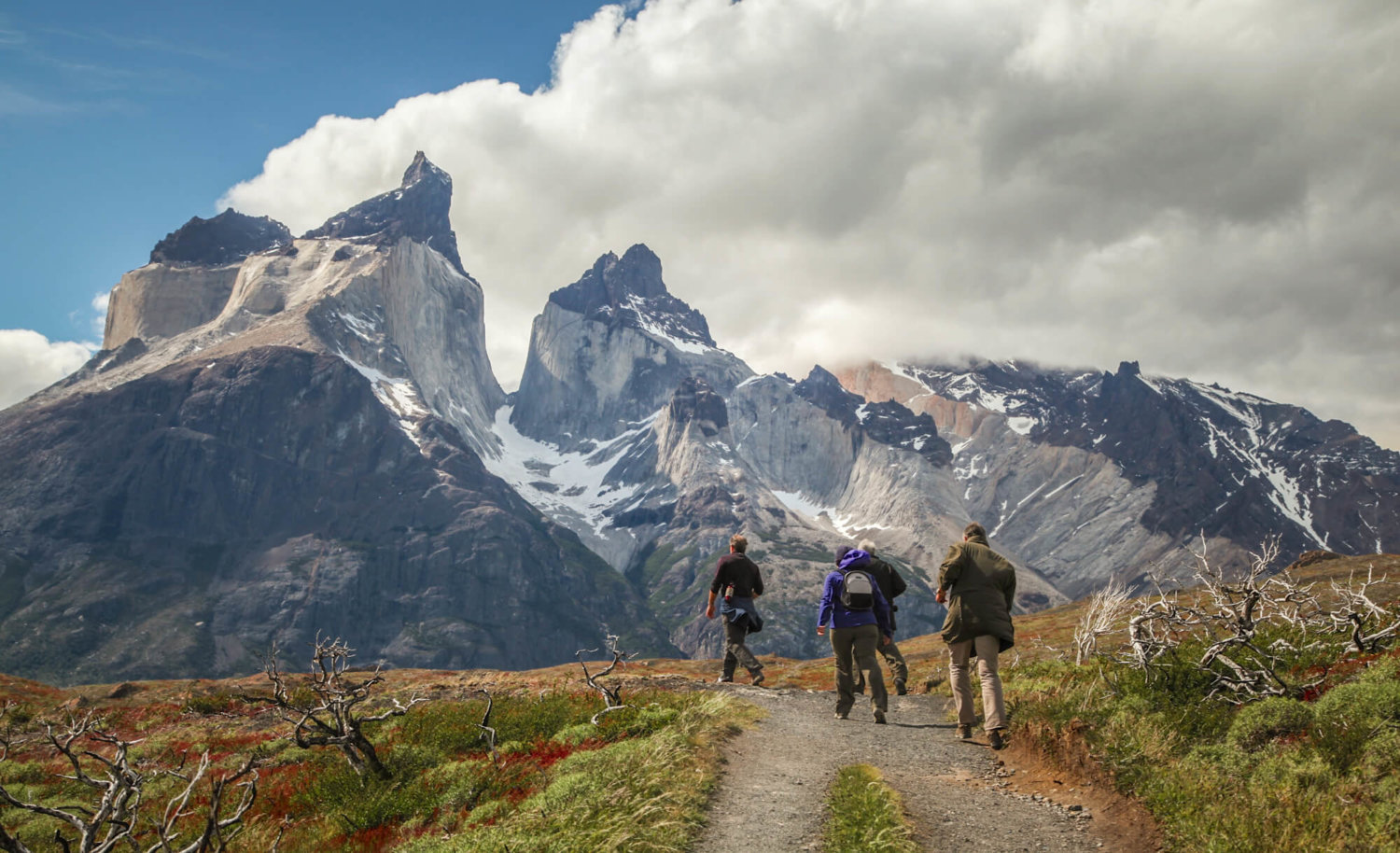 Hiking to Los Hornos Torres del Paine Patagonia