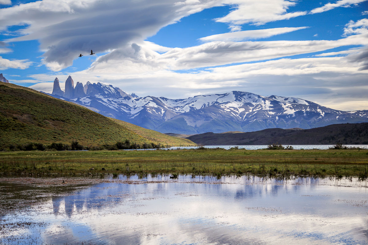 view of lake Torres del Paine