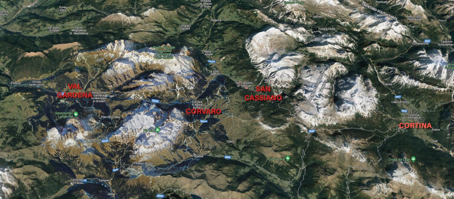 San Cassiano location map
