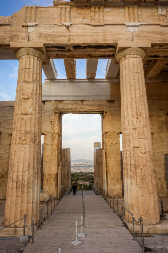 propylaeum on Parthenon entrance path