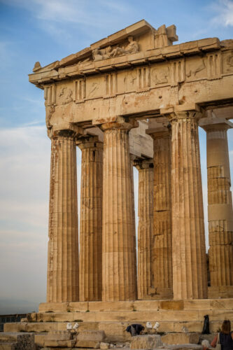 Parthenon column detail