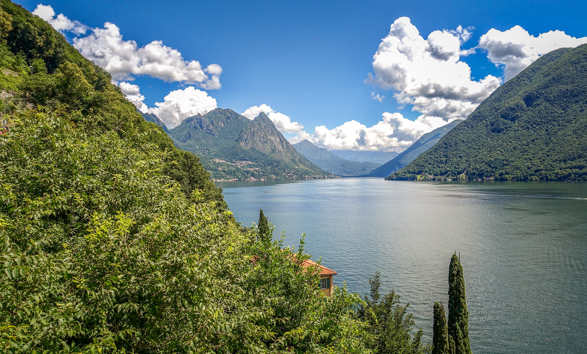 view from Gandria Switzerland lago di lugano