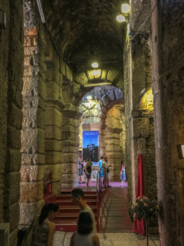 Arena di Verona corridor