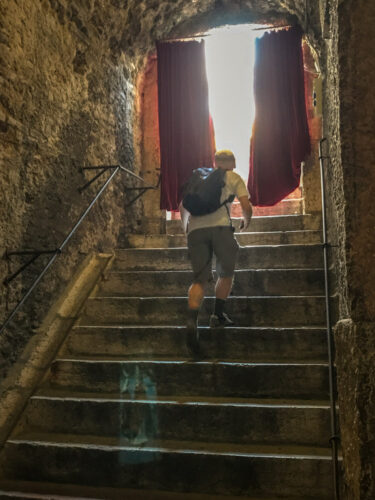 Arena di Verona climbing steps