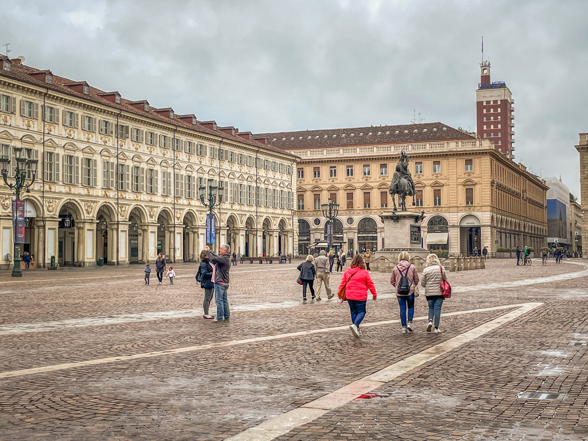 Turin main piazza