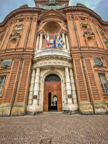 Palazzo Carignano entrance