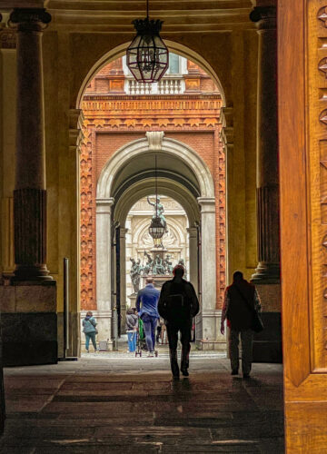 Palazzo Carignano archway