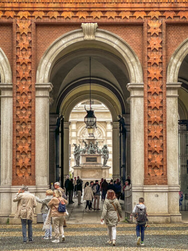 Palazzo Carignano colonnade