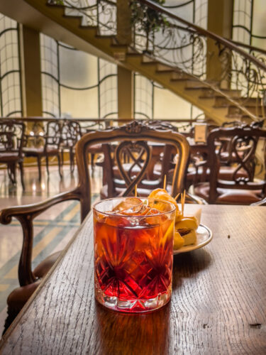 Negroni at Caffè Torino Turin