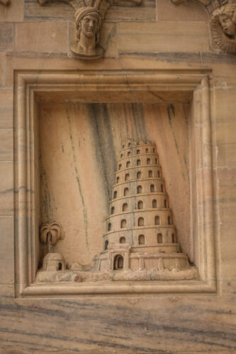 tower of babel Milan duomo