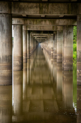 Atchafalaya Basin Bridge piers