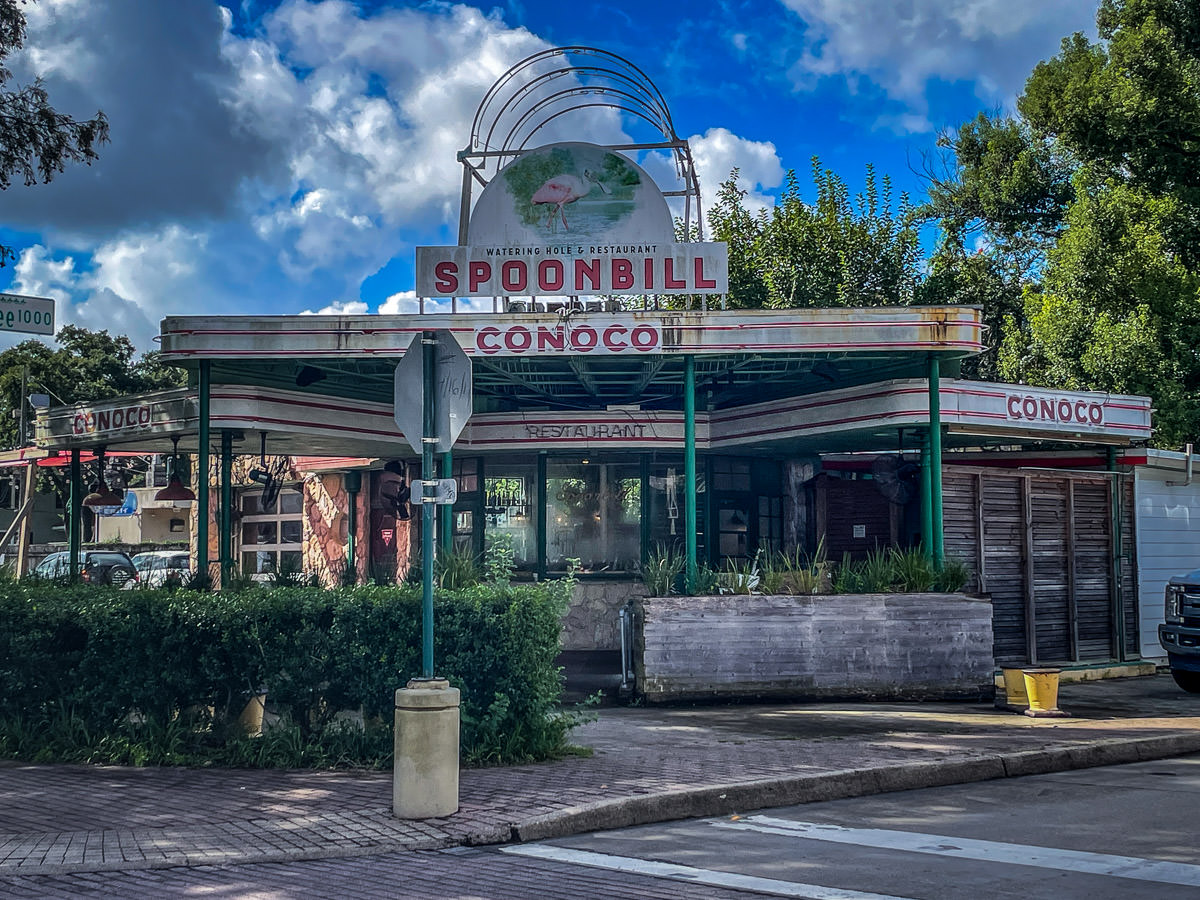 Spoonbill gas station restaurant Lafayette