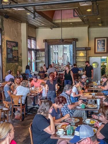 The French Press Lafayette dining room