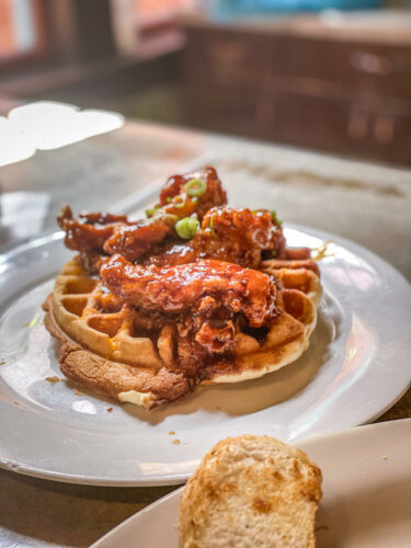 best chicken and waffles The French Press Lafayette