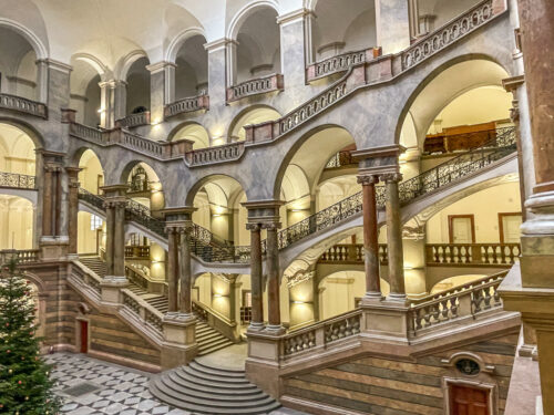 Justizpalast Munich (Palace of Justice) stairways