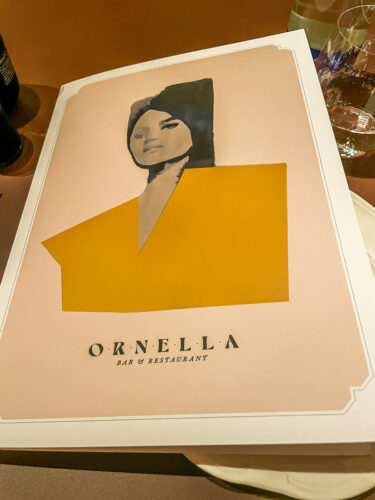 Ornella Munich menu